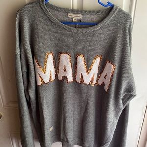 NWT Mama sweater by Simply Southern XXL